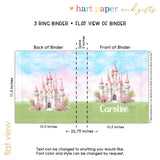 Castle Personalized 2" 3 Ring Binder