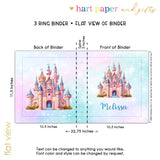 Castle Personalized 2" 3 Ring Binder