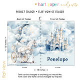 Castle Princess Personalized 2-Pocket Folder