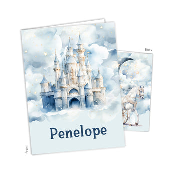 Castle Princess Personalized 2-Pocket Folder