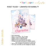 Castle Princess Personalized 2-Pocket Folder