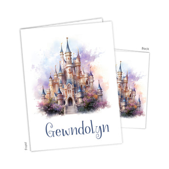 Castle Princess Personalized 2-Pocket Folder