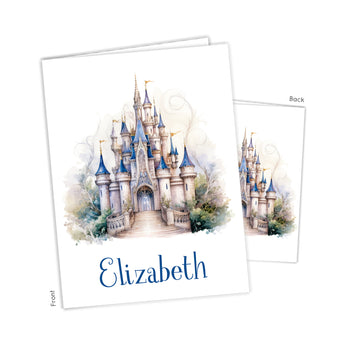 Castle Princess Personalized 2-Pocket Folder