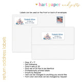 Castle Fairytale Return Address Labels • Self Adhesive Stickers