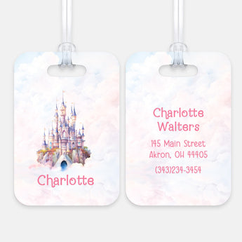 Castle Fairytale Luggage Bag Tag