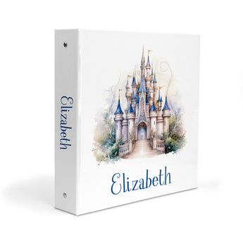 Castle Personalized 2" 3 Ring Binder