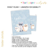Cat Kitten Personalized 2-Pocket Folder