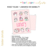 Cat Kitten Personalized 2-Pocket Folder