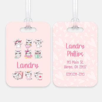Cat Kitten Luggage Bag Tag