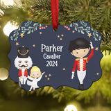 Cavalier Party Boy Girl Teen Hans Fritz Red • Nutcracker Christmas Ornament Personalized Custom Holiday Decor Gift Boy Girl Ballerina Ballet