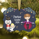 Cavalier Party Boy Girl Teen Hans Fritz • Nutcracker Christmas Ornament Personalized Custom Holiday Decor Gift Boy Girl Ballerina Ballet