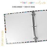 Cheetah Print Personalized 2" 3 Ring Binder