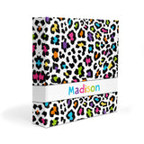 Cheetah Print Personalized 2" 3 Ring Binder