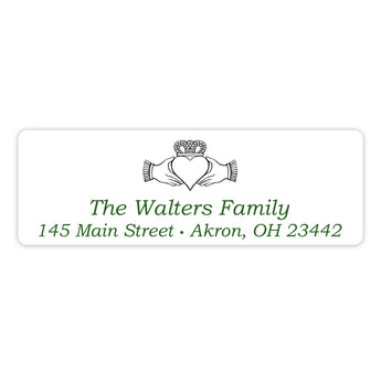 Claddagh Return Address Labels • Self Adhesive Stickers
