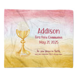 Chalice Religious Minky Blanket Personalized Custom