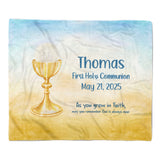 Chalice Religious Minky Blanket Personalized Custom