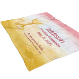 Chalice Religious Minky Blanket Personalized Custom