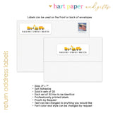 Construction II Return Address Labels • Self Adhesive Stickers