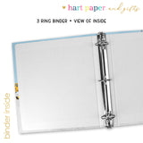 Construction Personalized 2" 3 Ring Binder