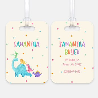 Dinosaurs T Rex T-Rex Luggage Bag Tag