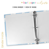 Daisy Flowers Personalized 2" 3 Ring Binder
