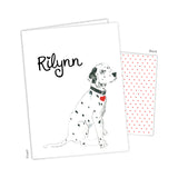 Dalmatian Dog Personalized 2-Pocket Folder