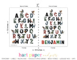 Dinosaur Dino Alphabet Personalized 2-Pocket Folder