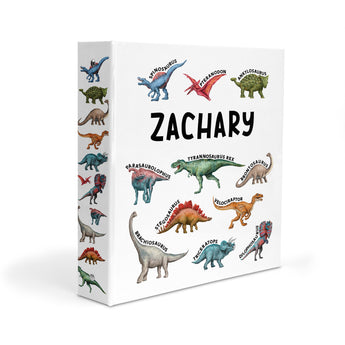 Dinosaur Personalized 2" 3 Ring Binder
