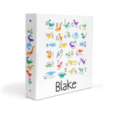 Dinosaur Map Personalized 2" 3 Ring Binder