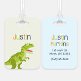 Dinosaurs T Rex T-Rex Luggage Bag Tag