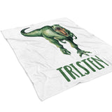 Dinosaur Minky Blanket Personalized Custom