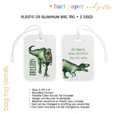 Dinosaurs T Rex T-Rex Luggage Bag Tag