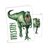 Dinosaur Dino T-Rex T Rex Personalized 2-Pocket Folder