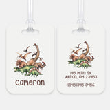 Dinosaurs T Rex T-Rex Luggage Bag Tag