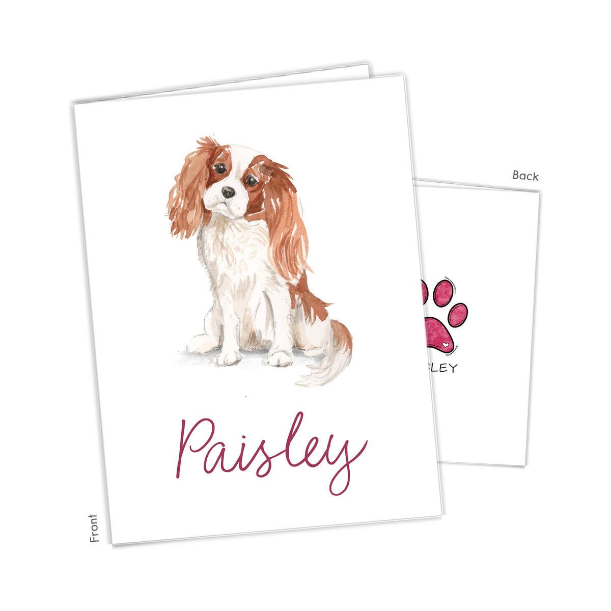 Custom Dog Personalized Custom 2-Pocket Folder • School Office Supplies