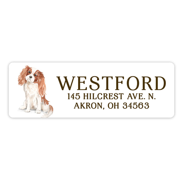 CUSTOM Dog Return Address Labels • Self Adhesive Stickers