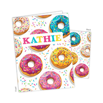 Donuts Personalized 2-Pocket Folder