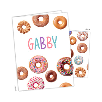 Donuts Personalized 2-Pocket Folder