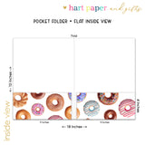 Donuts Personalized 2-Pocket Folder