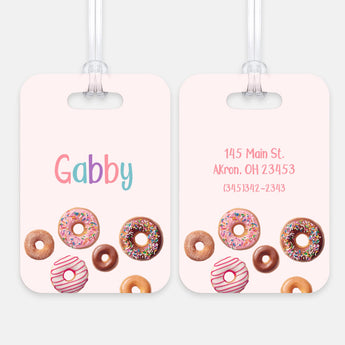Donuts Doughnut Luggage Bag Tag