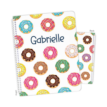 Donuts Personalized Notebook or Sketchbook