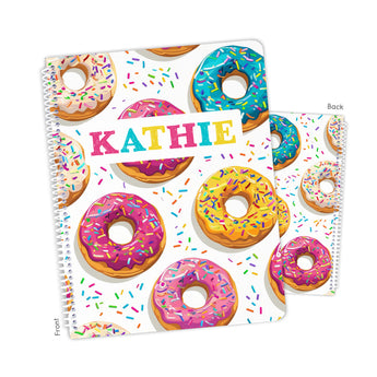 Donuts Personalized Notebook or Sketchbook