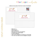 Dachshund Dog b Return Address Labels • Self Adhesive Stickers