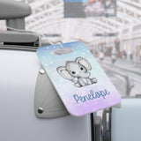 Elephant Rainbow Luggage Bag Tag