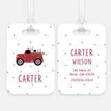 Firetruck Luggage Bag Tag