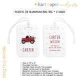 Firetruck Luggage Bag Tag