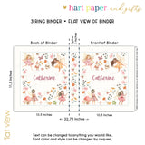 Fairy Fairies Personalized 2" 3 Ring Binder