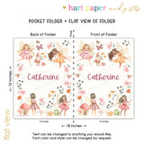Fairy Fairies Personalized 2-Pocket Folder