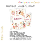 Fairy Fairies Personalized 2-Pocket Folder