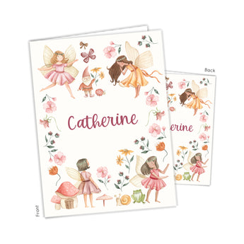Fairy Fairies Personalized 2-Pocket Folder